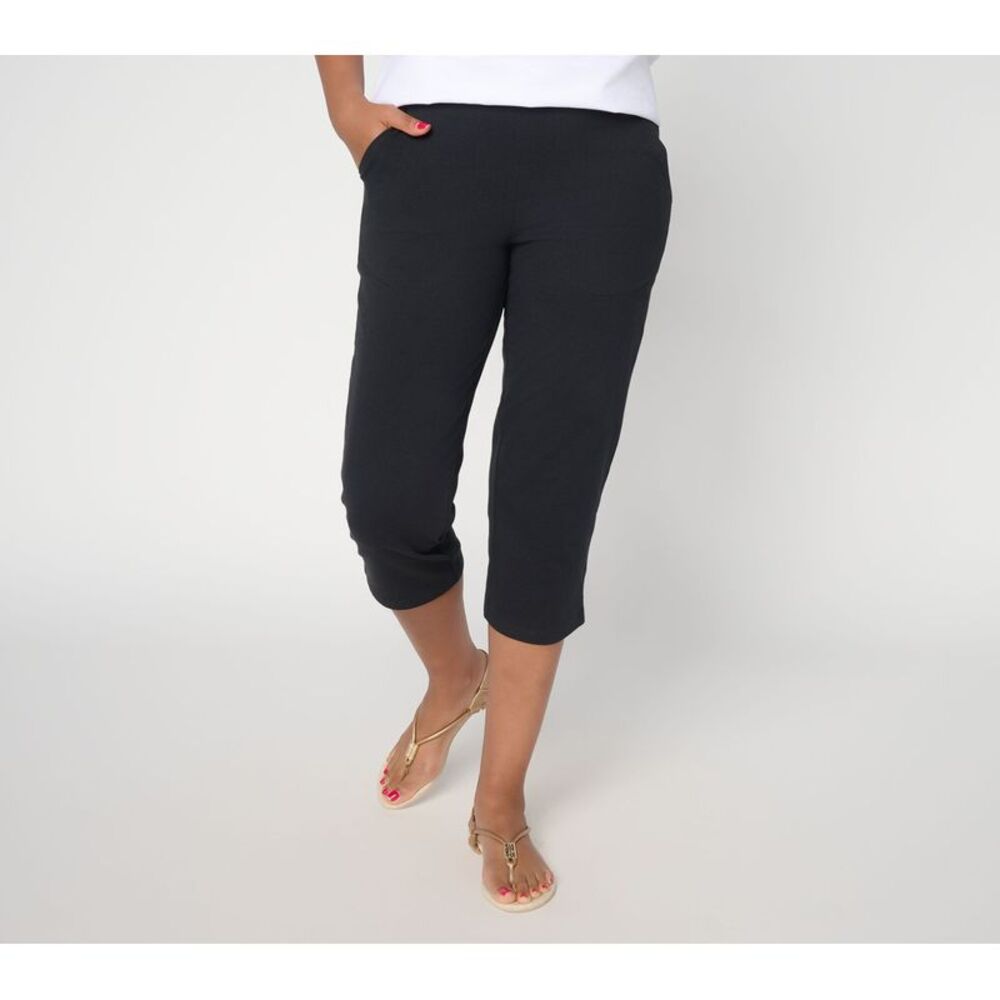 Denim & Co. Women's Petite Pants PS Make Your Selection: Pet Duo Black A740072